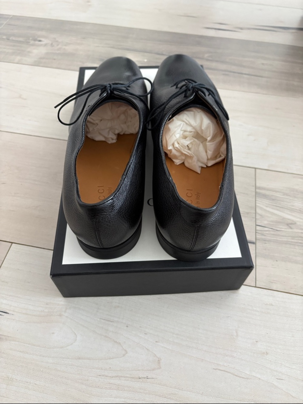 NEW Gucci Kenya Old Nero leather dress shoe - Picture 3 of 9